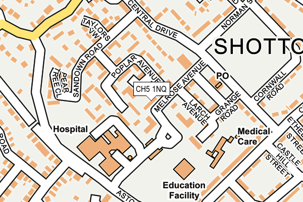 CH5 1NQ map - OS OpenMap – Local (Ordnance Survey)