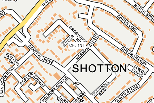 CH5 1NT map - OS OpenMap – Local (Ordnance Survey)