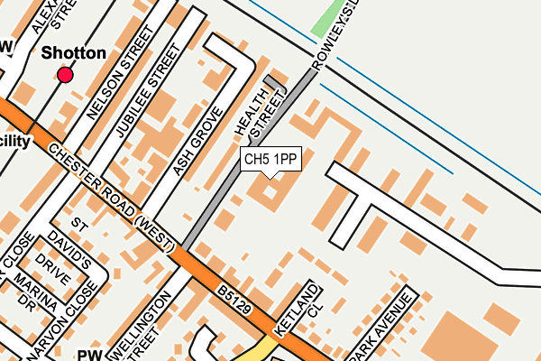 CH5 1PP map - OS OpenMap – Local (Ordnance Survey)