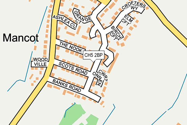 CH5 2BP map - OS OpenMap – Local (Ordnance Survey)