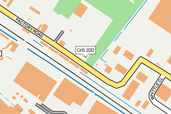 CH5 2DD map - OS OpenMap – Local (Ordnance Survey)