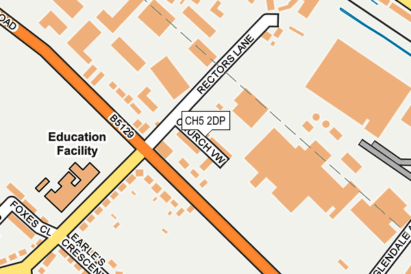 CH5 2DP map - OS OpenMap – Local (Ordnance Survey)