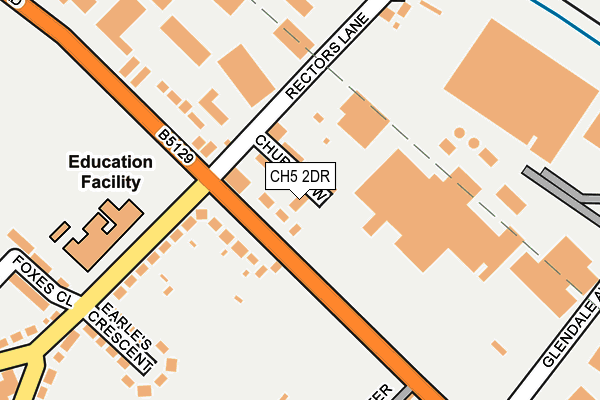 CH5 2DR map - OS OpenMap – Local (Ordnance Survey)