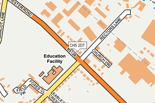 CH5 2DT map - OS OpenMap – Local (Ordnance Survey)