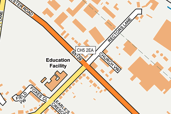 CH5 2EA map - OS OpenMap – Local (Ordnance Survey)