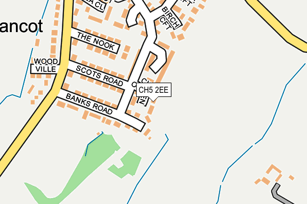 CH5 2EE map - OS OpenMap – Local (Ordnance Survey)