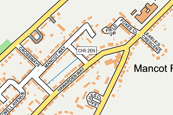 CH5 2EN map - OS OpenMap – Local (Ordnance Survey)