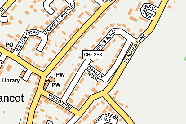 CH5 2ES map - OS OpenMap – Local (Ordnance Survey)
