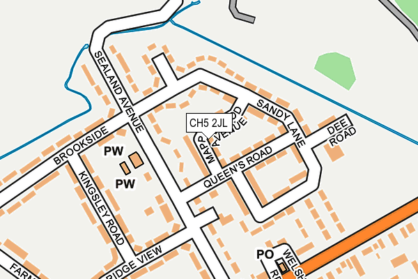 CH5 2JL map - OS OpenMap – Local (Ordnance Survey)