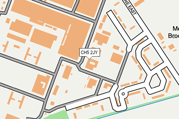 CH5 2JY map - OS OpenMap – Local (Ordnance Survey)