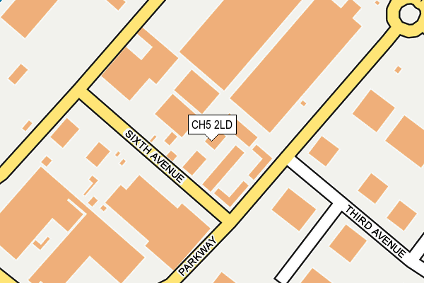 CH5 2LD map - OS OpenMap – Local (Ordnance Survey)