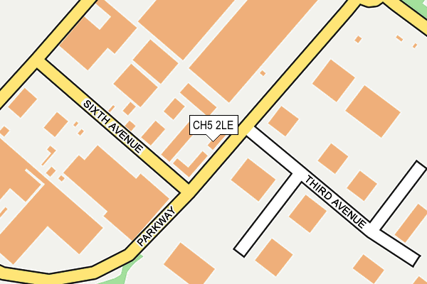 CH5 2LE map - OS OpenMap – Local (Ordnance Survey)