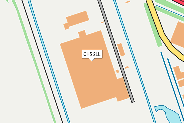 CH5 2LL map - OS OpenMap – Local (Ordnance Survey)