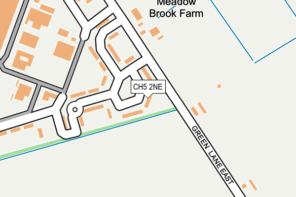 CH5 2NE map - OS OpenMap – Local (Ordnance Survey)