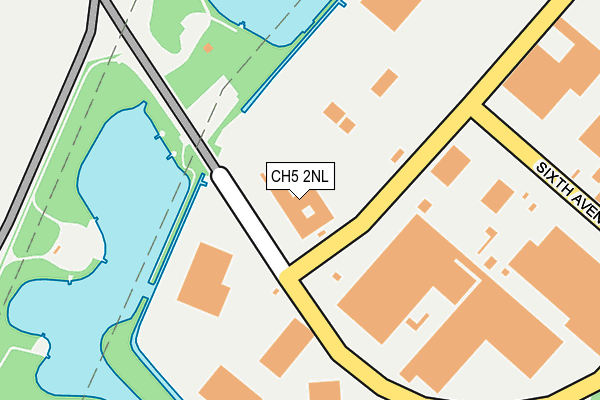 CH5 2NL map - OS OpenMap – Local (Ordnance Survey)