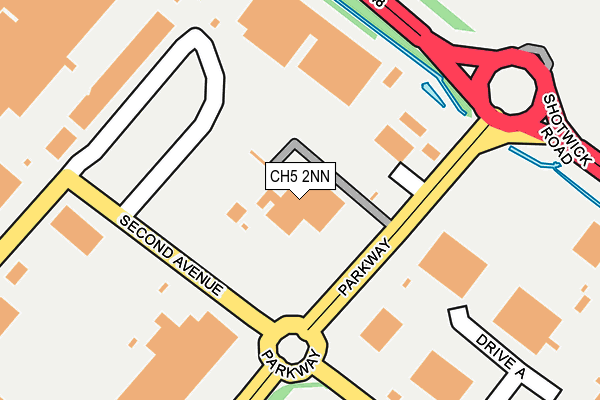 CH5 2NN map - OS OpenMap – Local (Ordnance Survey)