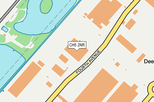 CH5 2NR map - OS OpenMap – Local (Ordnance Survey)