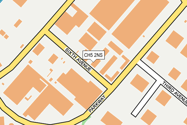 CH5 2NS map - OS OpenMap – Local (Ordnance Survey)