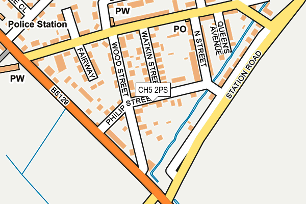 CH5 2PS map - OS OpenMap – Local (Ordnance Survey)