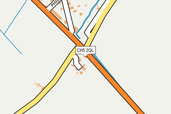 CH5 2QL map - OS OpenMap – Local (Ordnance Survey)