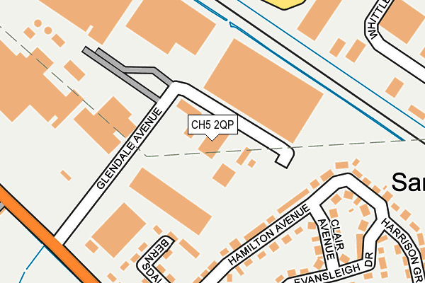 CH5 2QP map - OS OpenMap – Local (Ordnance Survey)