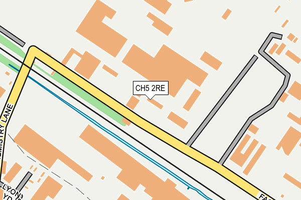 CH5 2RE map - OS OpenMap – Local (Ordnance Survey)