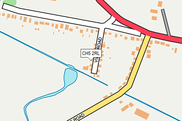 CH5 2RL map - OS OpenMap – Local (Ordnance Survey)