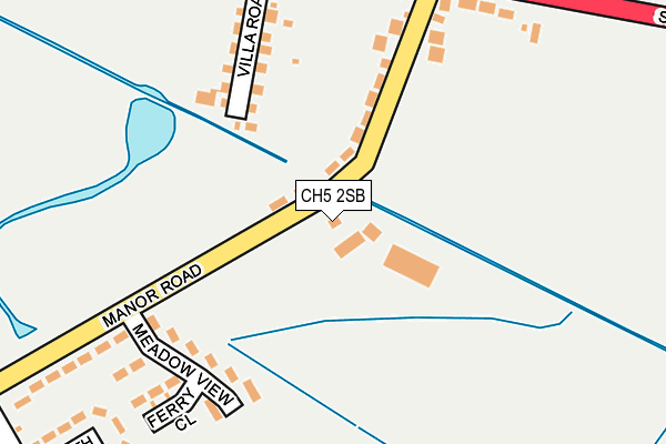 CH5 2SB map - OS OpenMap – Local (Ordnance Survey)