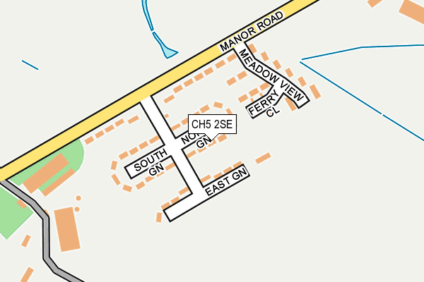 CH5 2SE map - OS OpenMap – Local (Ordnance Survey)