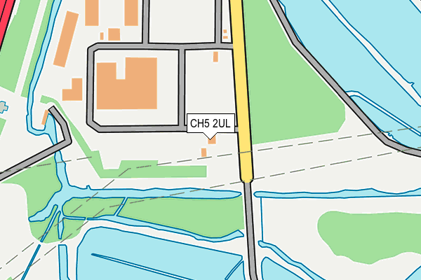 CH5 2UL map - OS OpenMap – Local (Ordnance Survey)