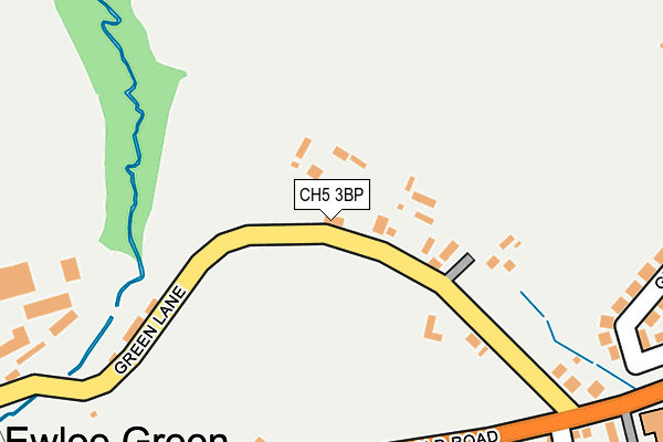 CH5 3BP map - OS OpenMap – Local (Ordnance Survey)