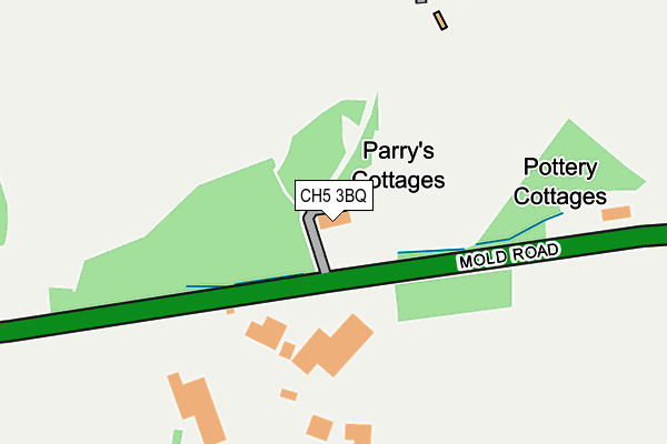 CH5 3BQ map - OS OpenMap – Local (Ordnance Survey)