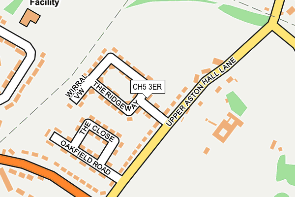CH5 3ER map - OS OpenMap – Local (Ordnance Survey)