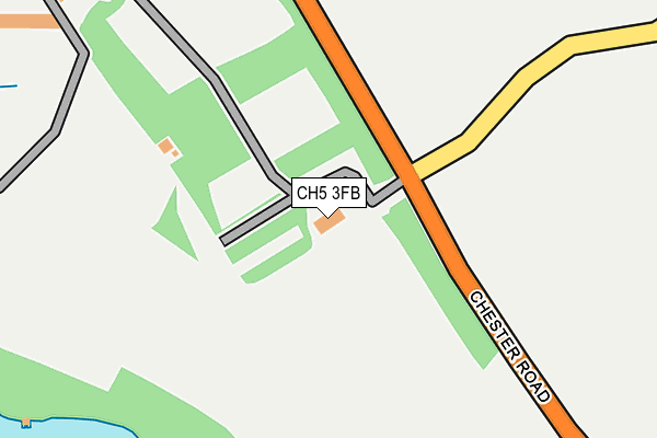 CH5 3FB map - OS OpenMap – Local (Ordnance Survey)