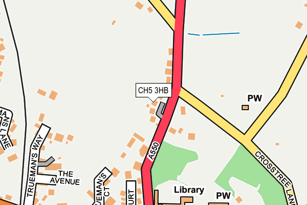 CH5 3HB map - OS OpenMap – Local (Ordnance Survey)