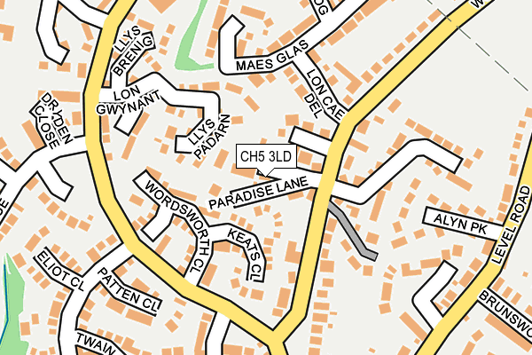 CH5 3LD map - OS OpenMap – Local (Ordnance Survey)