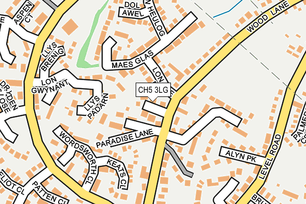 CH5 3LG map - OS OpenMap – Local (Ordnance Survey)