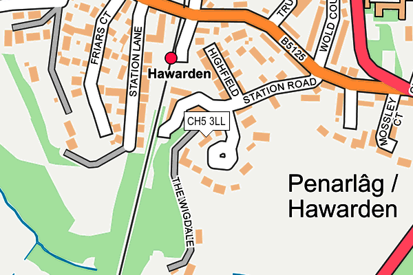 CH5 3LL map - OS OpenMap – Local (Ordnance Survey)