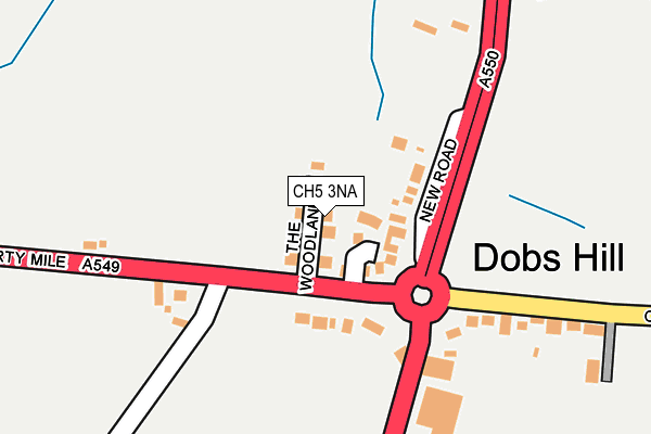 CH5 3NA map - OS OpenMap – Local (Ordnance Survey)