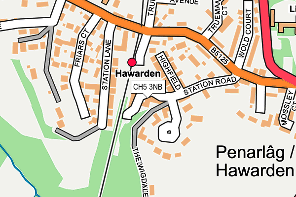 CH5 3NB map - OS OpenMap – Local (Ordnance Survey)