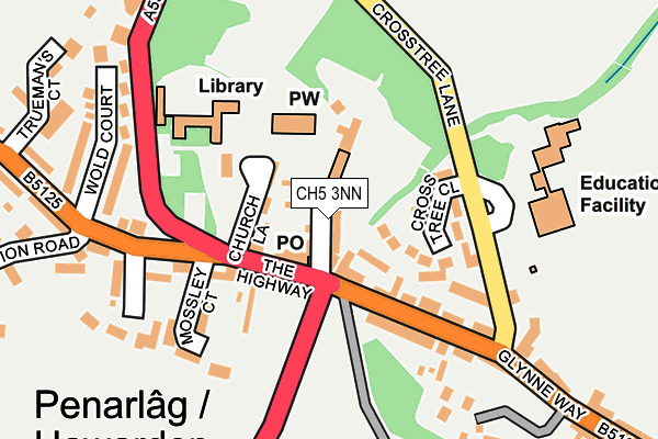 CH5 3NN map - OS OpenMap – Local (Ordnance Survey)