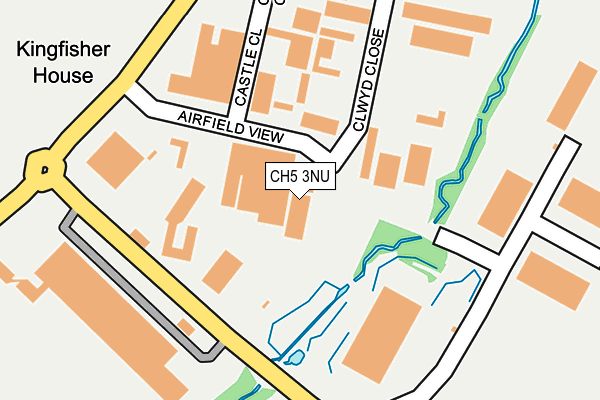 CH5 3NU map - OS OpenMap – Local (Ordnance Survey)