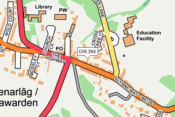 CH5 3NX map - OS OpenMap – Local (Ordnance Survey)