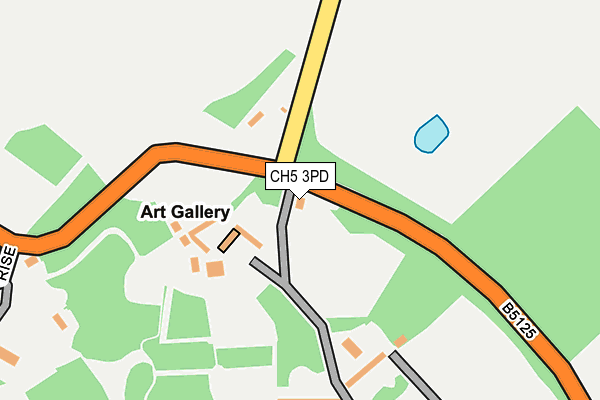 CH5 3PD map - OS OpenMap – Local (Ordnance Survey)