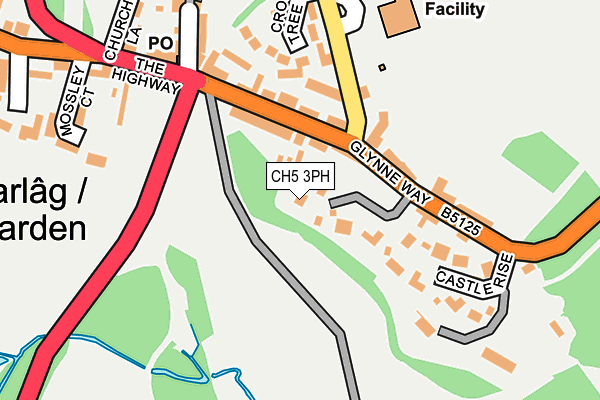 CH5 3PH map - OS OpenMap – Local (Ordnance Survey)