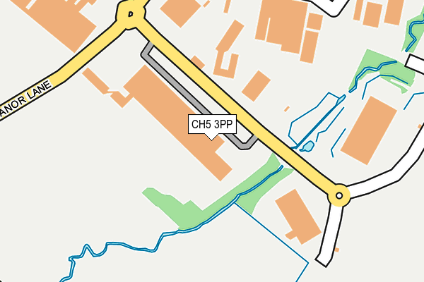 CH5 3PP map - OS OpenMap – Local (Ordnance Survey)