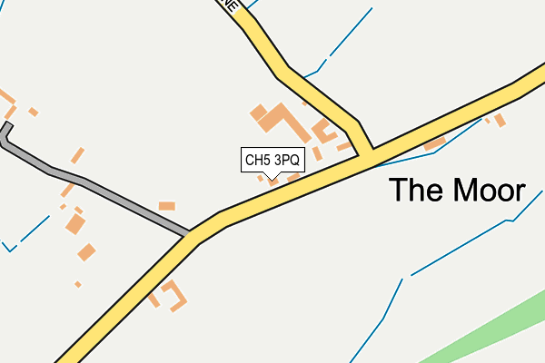 CH5 3PQ map - OS OpenMap – Local (Ordnance Survey)