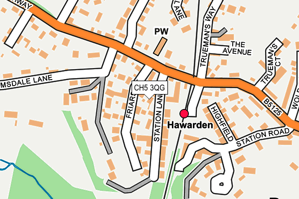 CH5 3QG map - OS OpenMap – Local (Ordnance Survey)