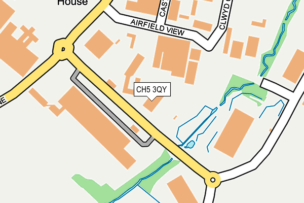 CH5 3QY map - OS OpenMap – Local (Ordnance Survey)