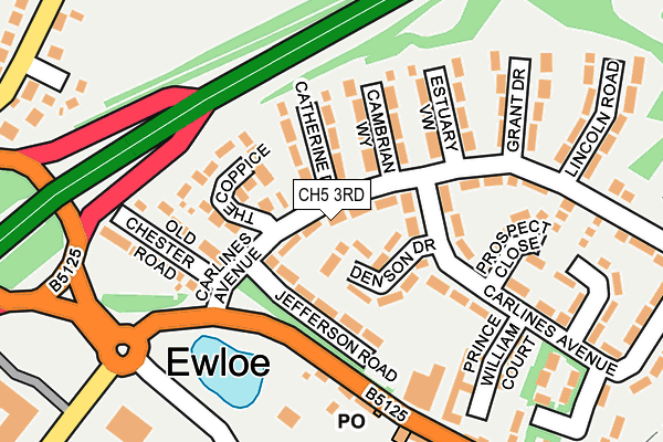 CH5 3RD map - OS OpenMap – Local (Ordnance Survey)